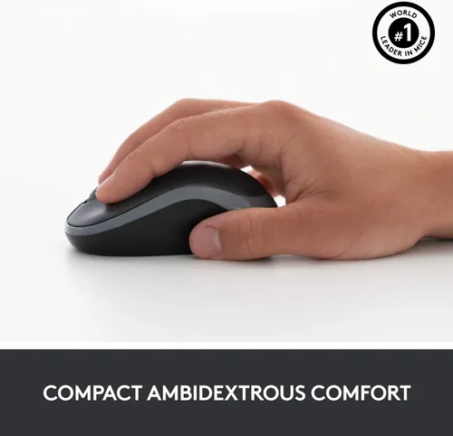 Vista 6 de Logitech combo inalámbrico MK270 de teclado y mouse, Negro
