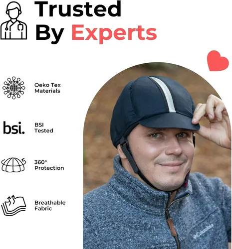 Vista 7 de Ribcap Hardy Medical Grade Protective Helmet Soft Hat for Epilepsy Protective Helmet for Seizures