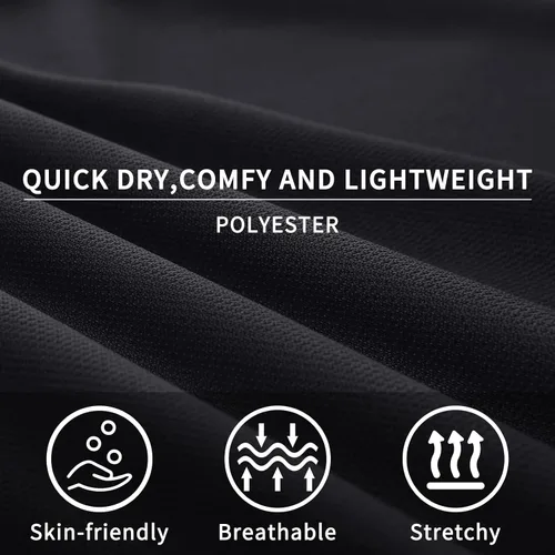 Vista 6 de CRYSULLY Camisa táctica de golf de manga corta para hombre, con botones, estilo militar