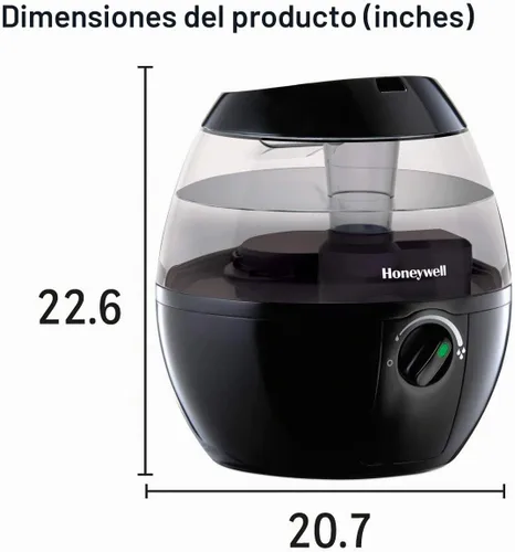 Vista 3 de Humidificador de vapor frío Honeywell Mistmate