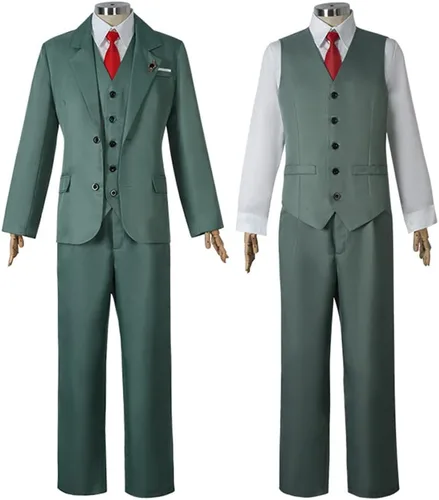 Vista 5 de Hieeimu Anime Cosplay Costume Uniform Outfit Full Set Halloween Party For Mens