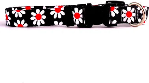 Vista 14 de Collar de perro Green Daisy - Tamaño gato de 8 a 12 pulgadas de largo Verde (Green Daisy)