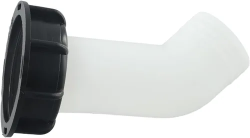 Vista 5 de for ibc Tote Drain Spout 2in Extended Hose Adapter Black for(extended)