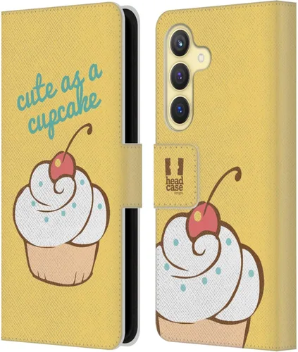 Vista 92 de Head Case Designs Assortment Cupcakes Happiness Leather Wallet Case Compatible with Samsung Galaxy A07 4G Surtido