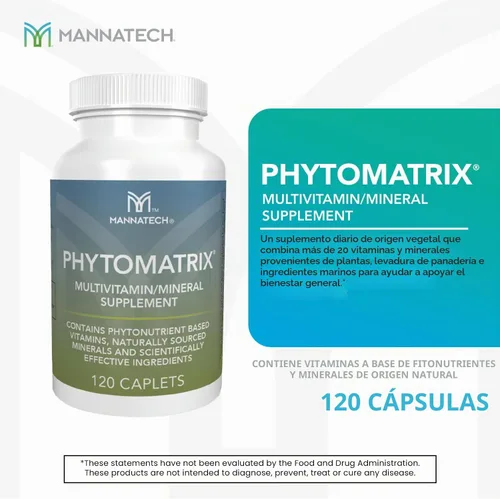 Vista 3 de Mannatech - PhytoMatrix® - 120 Cápsulas