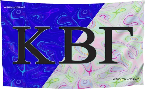 Vista 15 de Greek Club Sorority & Fraternity - Bandera de luz negra, 3 pies x 5 pies, licencia oficial, tapiz, exhibición, poliéster, pancarta de letras, CHI