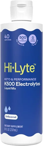 Vista 9 de Hi-Lyte K500 Keto - Gotas líquidas de electrolitos sin sabor, 20 porciones