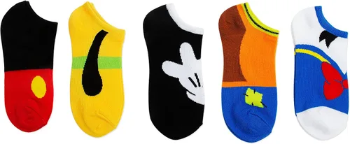 Vista 5 de Disney Mickey Mouse - Paquete de 5 calcetines para mujer