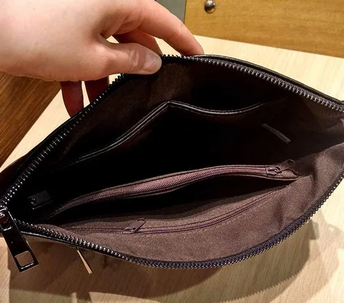 Vista 7 de Remache de moda para mujer, bolso de embrague de cuero PU, bolsos de mensajero cruzados, bolso de hombro femenino, embragues de muñeca