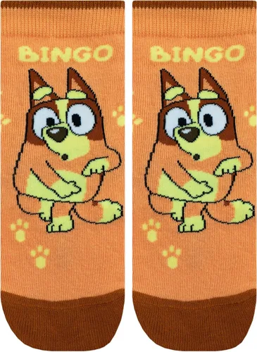Vista 4 de Bluey Paquete de 3 calcetines unisex para niños o niñas