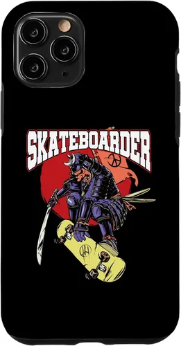 Vista 10 de iPhone 15 Skateboarding I Skater & Skateboard I Samurai Skateboarder Case