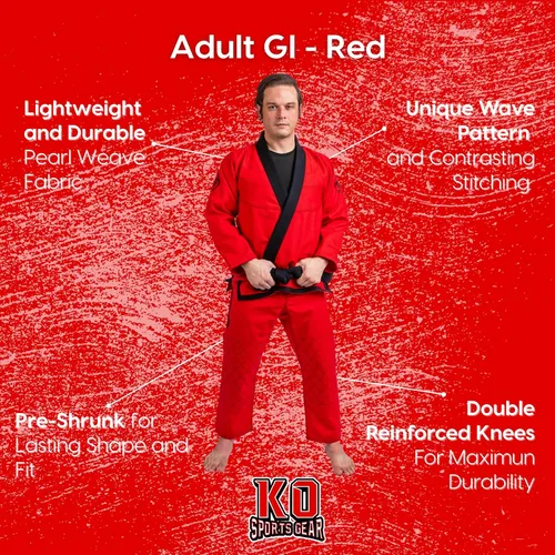 Vista 6 de Conjunto de uniforme Gi para adultos, BJJ Jiu Jitsu Gi, kimono y pantalones, preencogido