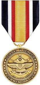 Vista 2 de MEDALS OF AMERICA EST. 1976 Medalla conmemorativa del servicio de combate, bronce