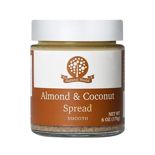 Vista 10 de Nutural World - Crema crujiente de almendras y coco 6 oz (170g) - Ganador del premio Great Taste