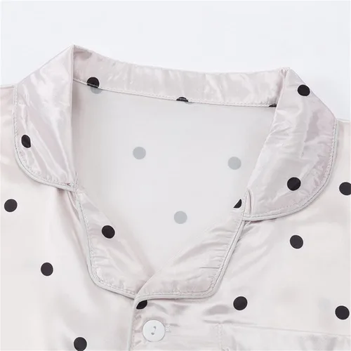 Vista 5 de TBUIALL Pijamas para bebés y niñas de primavera y verano con estampado de dibujos animados y pantalones cortos de manga corta con purpurina