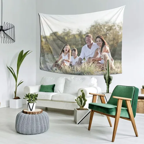 Vista 4 de Tapiz estético personalizado, divertido, para colgar en la pared, imágenes para subir imágenes, fondos personalizados, pancartas y letreros