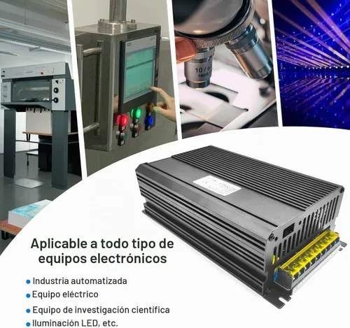 Vista 3 de Fuente de alimentación conmutada de 1500 W AC-DC SMPS Salida 12V 100A Adaptador PSU AC-DC Convertidor de transformador industrial de 12 voltios 12 V