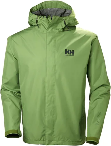 Vista 45 de Helly-Hansen Seven J - Chaqueta impermeable resistente al viento transpirable para hombre Sorbete de naranja 320