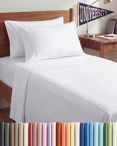 Vista 134 de Juego de sábanas Twin de 4 piezas - Cómodo, transpirable y refrescante - Juego de ropa de cama de lujo de hotel ultrasuave con bolsillos profundos
