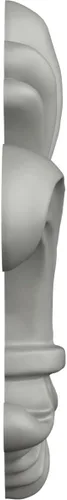 Vista 3 de Ekena Millwork 2 3/4"W x 4"H x 1/2"P Fleur-de-lis Small Onlay
