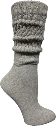 Vista 2 de 6 pares de calcetines Yacht & Smith extra gruesos para mujer, calcetines extra pesados de algodón para botas