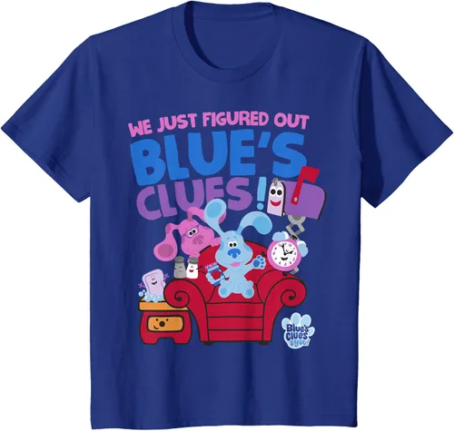 Vista 48 de Blue's Clues & You Group Shot Just Figured Out Blue's Clues Camiseta Negro