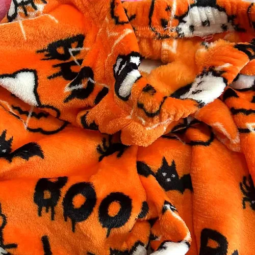 Vista 3 de Kawaii Pajamas for Women Girls Cartoon Cat All Over Print Flannel Christmas Halloween Anime Soft Sleep Pajamas Pants