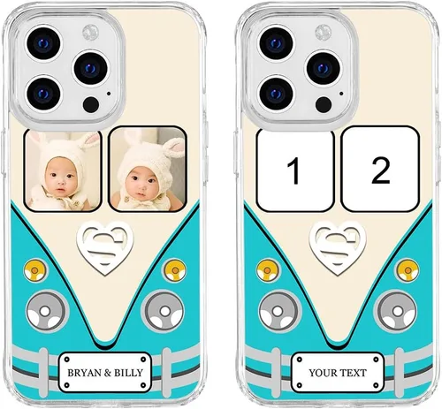 Vista 77 de Funda de teléfono personalizada para Apple iPhone 8 Plus iPhone 7 Plus, personalizada con foto, imagen, texto, imagen, diseño de imagen