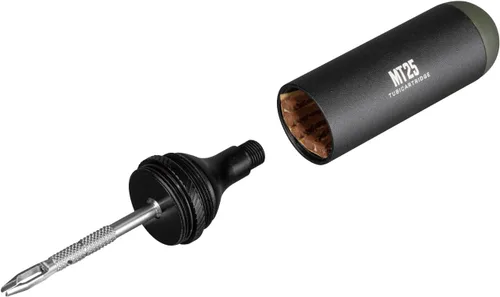 Vista 2 de Topeak Tubi Cartucho MT25 - Cápsula de reparación sin cámara de neumáticos de bicicleta MTB compacta con escariador, herramienta de enchufe