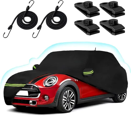 Vista 16 de Cubiertas de coche para Mini Cooper/Cooper S/Hardtop/Convertible 2 puertas 2002-2025, cubierta completa para auto Cooper impermeable 210T para todo