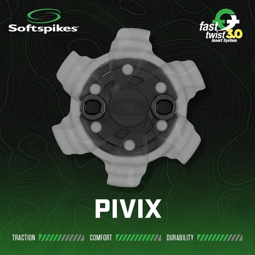 Vista 9 de Softspikes PiViX Tacos de Golf - Fast Twist 3.0-18