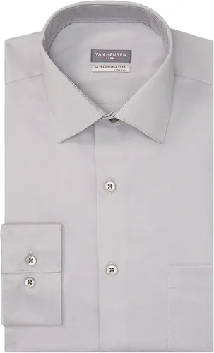 Vista 3 de Van Heusen Camisa de vestir para hombre, ajuste regular, ultra sin arrugas, cuello flexible elástico