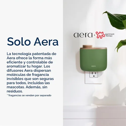 Vista 2 de Aera Mini Difusor de Fragancia para el Hogar Enchufable: Control de Aroma con Aplicación para Hogar Inteligente, Aceite Esencial y Aromaterapia