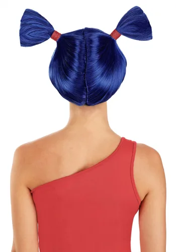 Vista 2 de Peluca disfraz Winx Club Musa para mujer Multicolor
