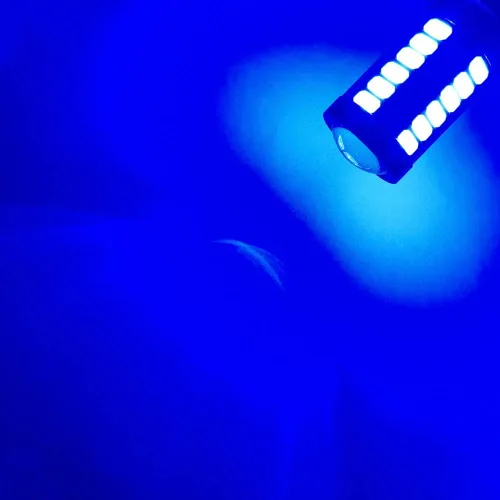 Vista 6 de Bombillas LED antiniebla H8 H9 H11 DRL 2800 lúmenes, Xtreme, superbrillantes, 5730, 33-SMD, 12 V, bombillas LED de repuesto para automóviles, Azul
