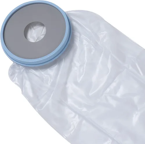 Vista 4 de Fundas de fundición para patas de ducha, funda fundida para piernas, funda de fundición, protector de heridas, impermeable, reutilizable, bolsa