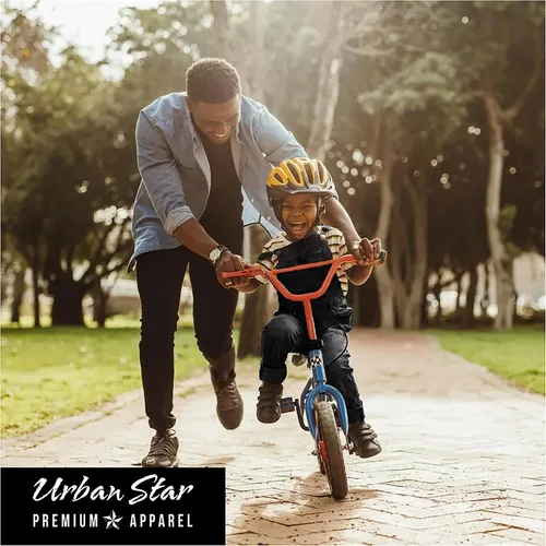 Vista 4 de Urban Star Jeans ajustados para hombre – Pantalones de mezclilla elástica y ajustados para hombre – Ropa casual y de trabajo de comodidad premium