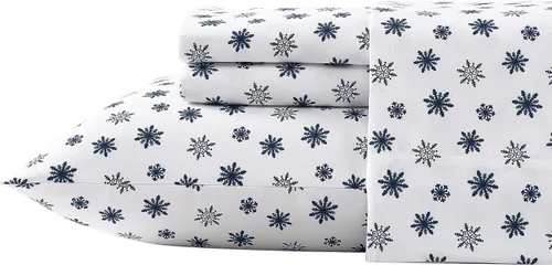 Vista 13 de Nautica - Juego de sábanas King, juego de ropa de cama de franela cepillada, artículos esenciales para habitación suaves y acogedores