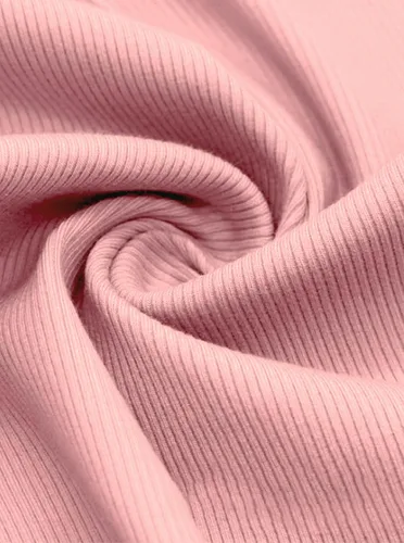 Vista 5 de Remidoo Camiseta de manga larga abombada con cuello redondo y ajuste entallado para mujer
