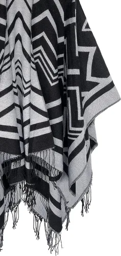 Vista 26 de Urban CoCo Poncho vintage de invierno para mujer, capa con borlas, chal envolvente
