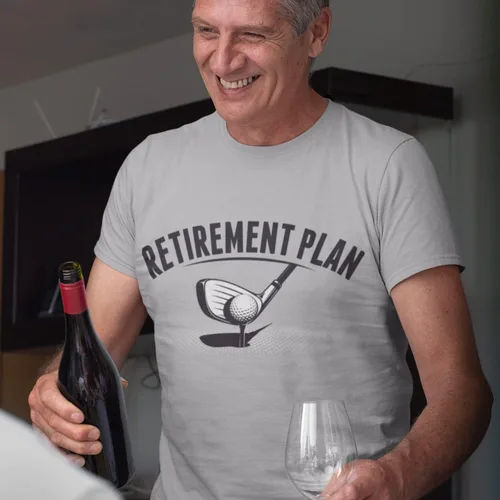 Vista 5 de Camiseta de golf de jubilación