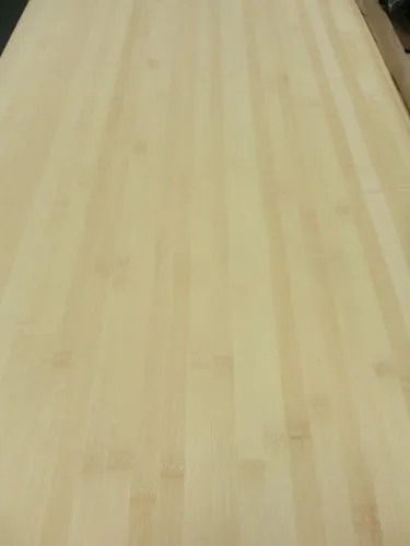 Vista 8 de Chapa de madera de caña ancha rubia natural de bambú 24" x 48" en la parte trasera fina de vellón VH