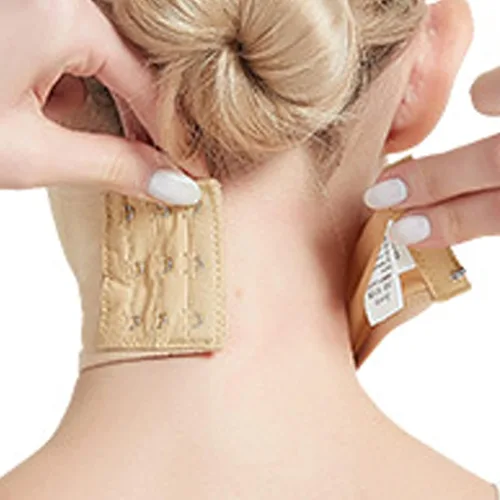 Vista 8 de Cinturón de dormir de cara completa, reutilizable, en forma de V, para adelgazar, correa para mascarilla, moldeador de masaje fino, cinturón facial