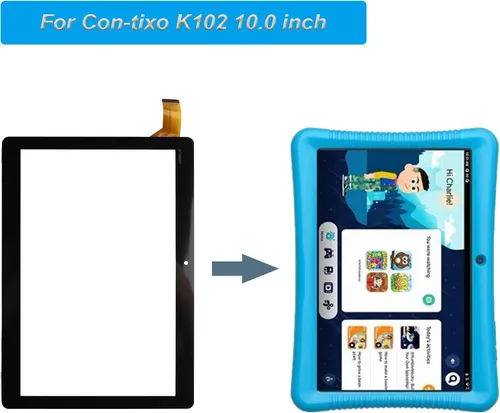 Vista 6 de Digitalizador de panel de pantalla táctil (sin pantalla LCD) compatible con Contixo K102 de 10.0 pulgadas con herramientas