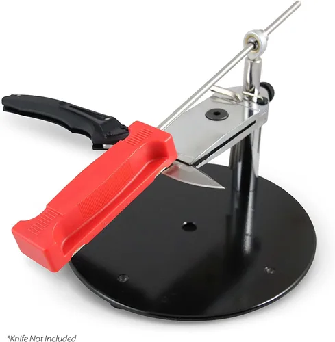 Vista 9 de Afiladores de cuchillos profesionales para cuchillos de cocina – Diamante – Diseñado con abrazadera apretada, base estable – Fácil de montar