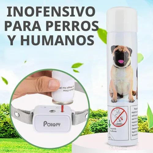 Vista 6 de Collar de perro de citronela con control remoto, más seguro 3 modos