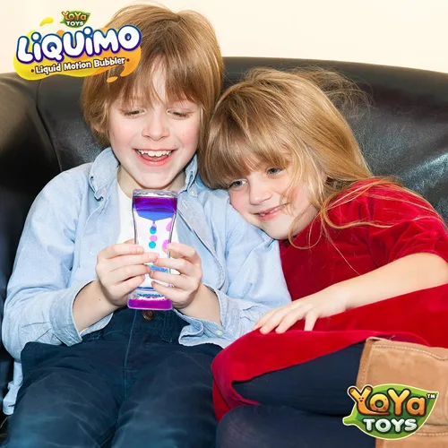 Vista 9 de YoYa Toys Liquimo - Liquid Motion Bubbler - Paquete de 3 - Juguete sensorial fidget de escritorio para niños y adultos - Tubos relajantes