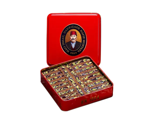Vista 34 de Hafiz Mustafa 1864 Istanbul Baklava - Caja de pastelería - Bocadillos de postre de Baklava horneados hechos de hojas de masa filo fresca, pistacho