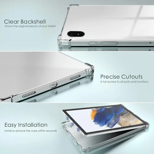Vista 6 de Funda para tablet CHUWI HiPad Max 2023 de 10.36 pulgadas, [protección de esquinas] Funda de TPU suave y transparente para CHUWI HiPad Max Tablet