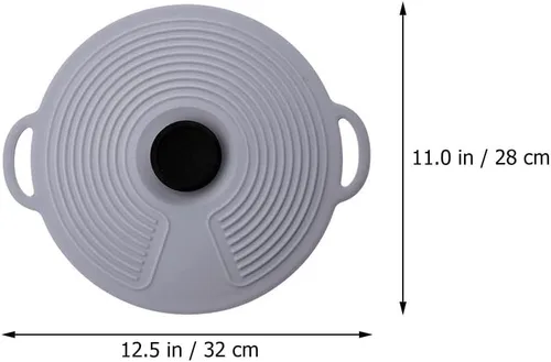 Vista 4 de Tapa universal de silicona para ollas y cuencos, reutilizable, elástica, cubierta de almacenamiento de alimentos, resistente al calor, tapa